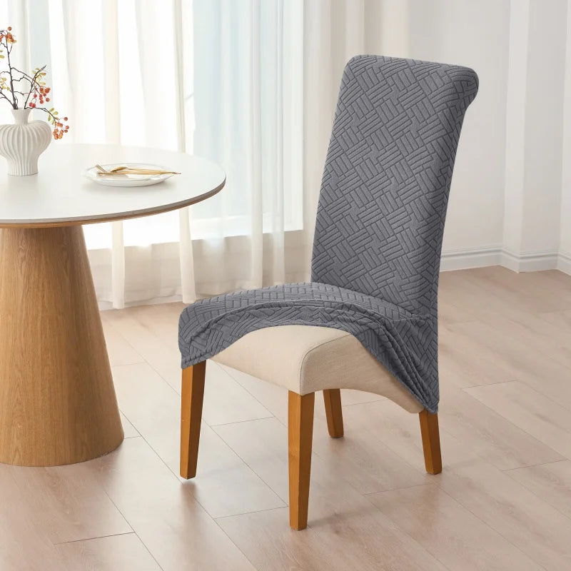 Housse de Chaise Riviera – Gris Anthracite Extensible | Housse Moderne