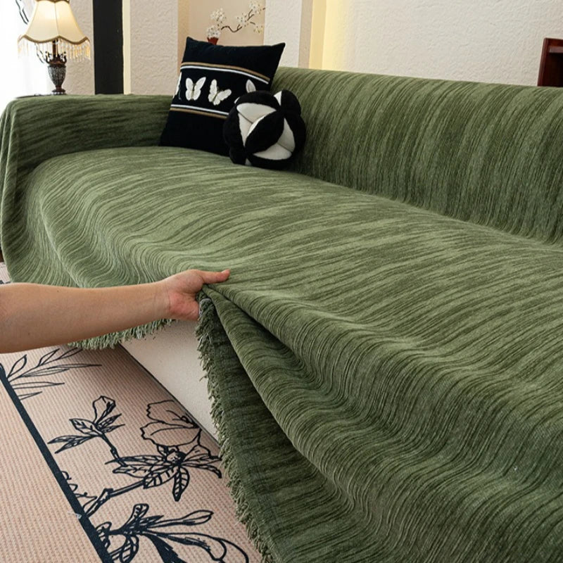 Jeté de Canapé Karmel Vert Sauge