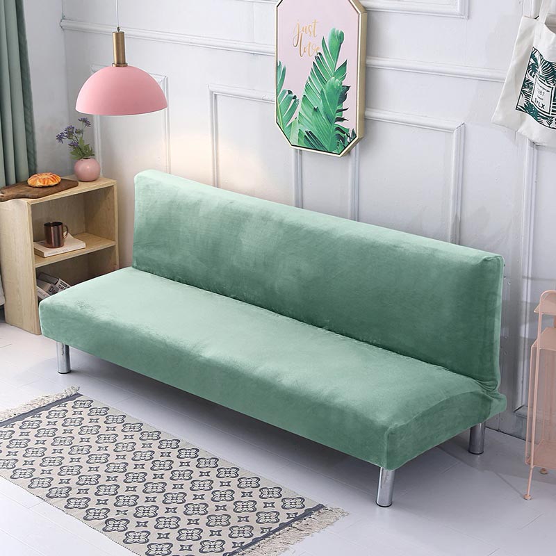 Housse de Canapé Clic Clac Velours Vert | Housse Moderne