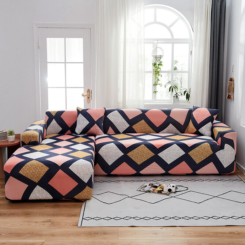 Housse de Canapé d'Angle 5 Places | Housse Moderne