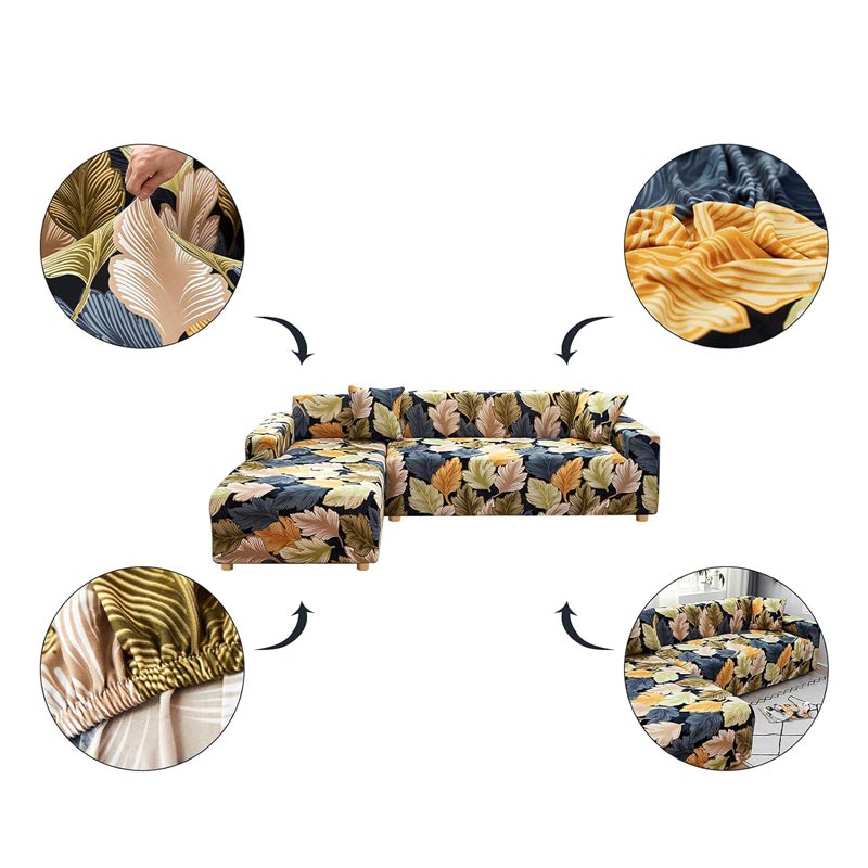 Housse de Canapé d'Angle Arrondi | Housse Moderne