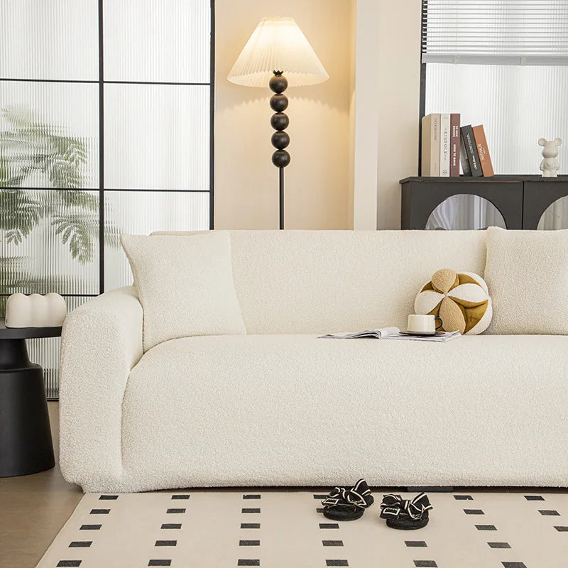 Housse De Canapé Karnil Blanche | Housse Moderne