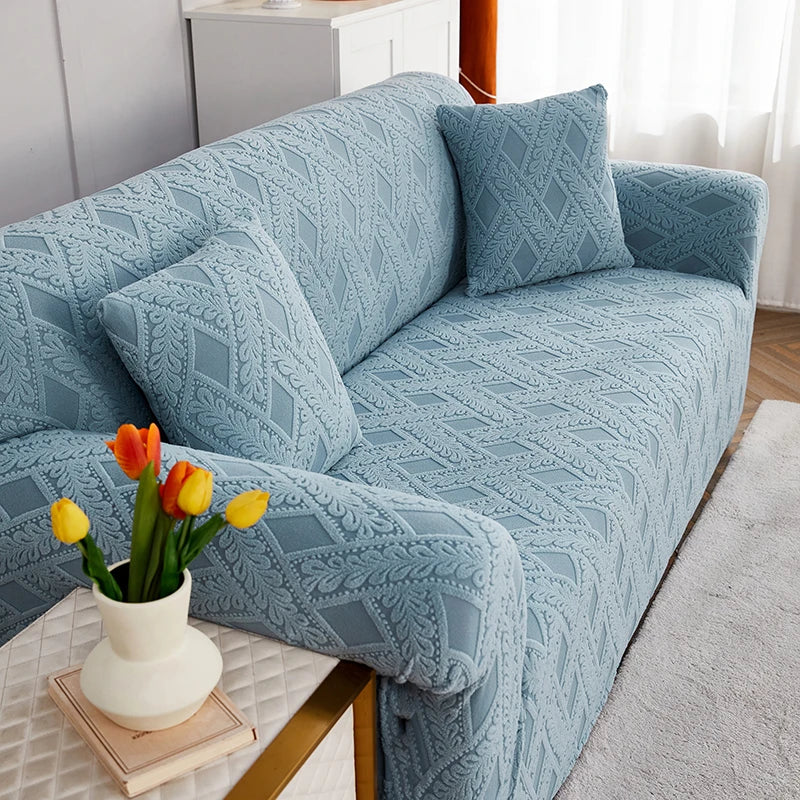 Housse De Canapé Linor Bleu Ciel | Housse Moderne
