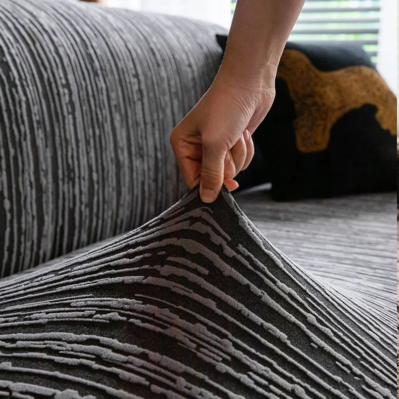 Housse de Canapé Olfrin Gris Anthracite | Housse Moderne