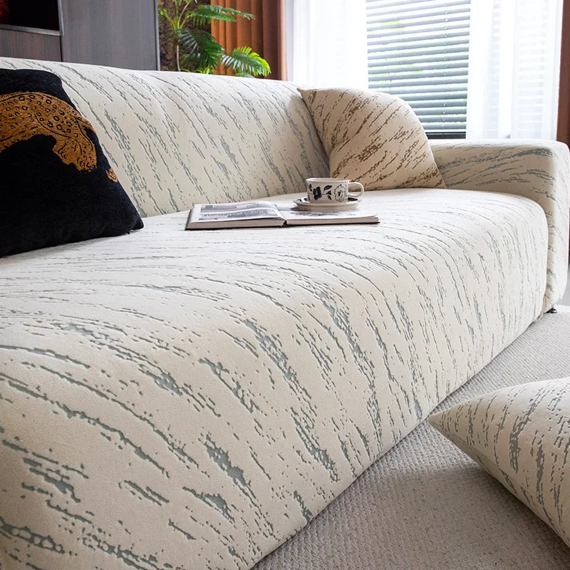 Housse De Canapé Velmon Gris Clair | Housse Moderne