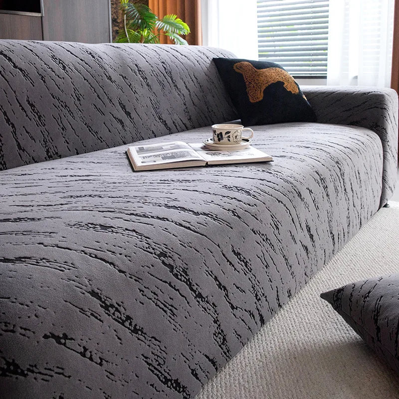 Housse De Canapé Velmon Gris | Housse Moderne