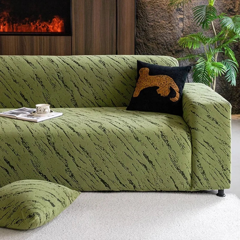Housse De Canapé Velmon Vert | Housse Moderne