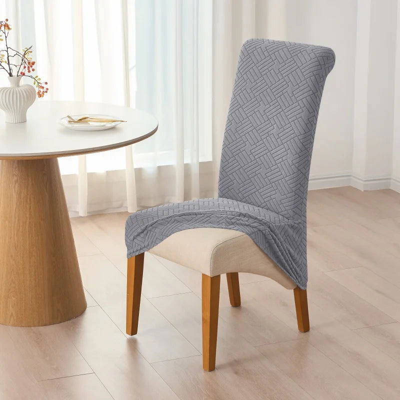 Housse de Chaise Riviera – Gris Extensible | Housse Moderne