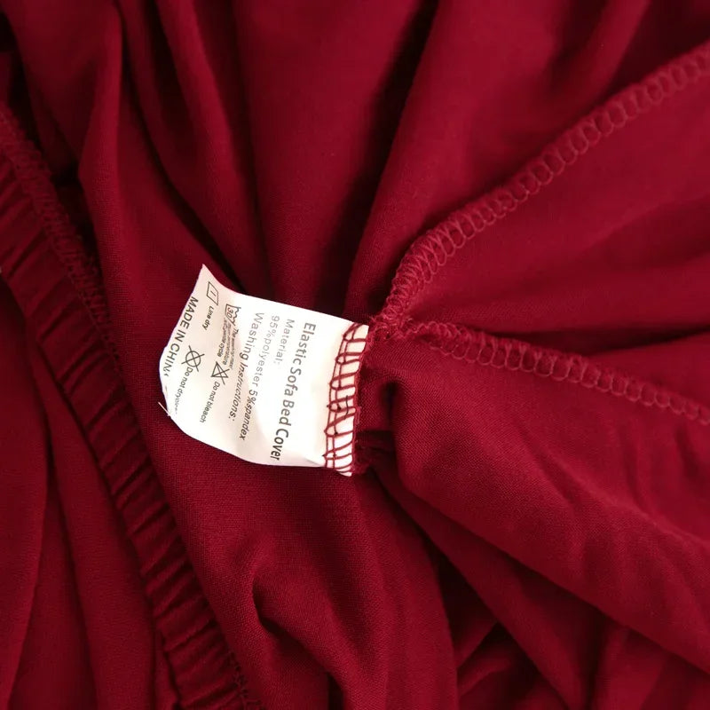 Housse de Canapé Clic Clac Bordeaux | Housse Moderne