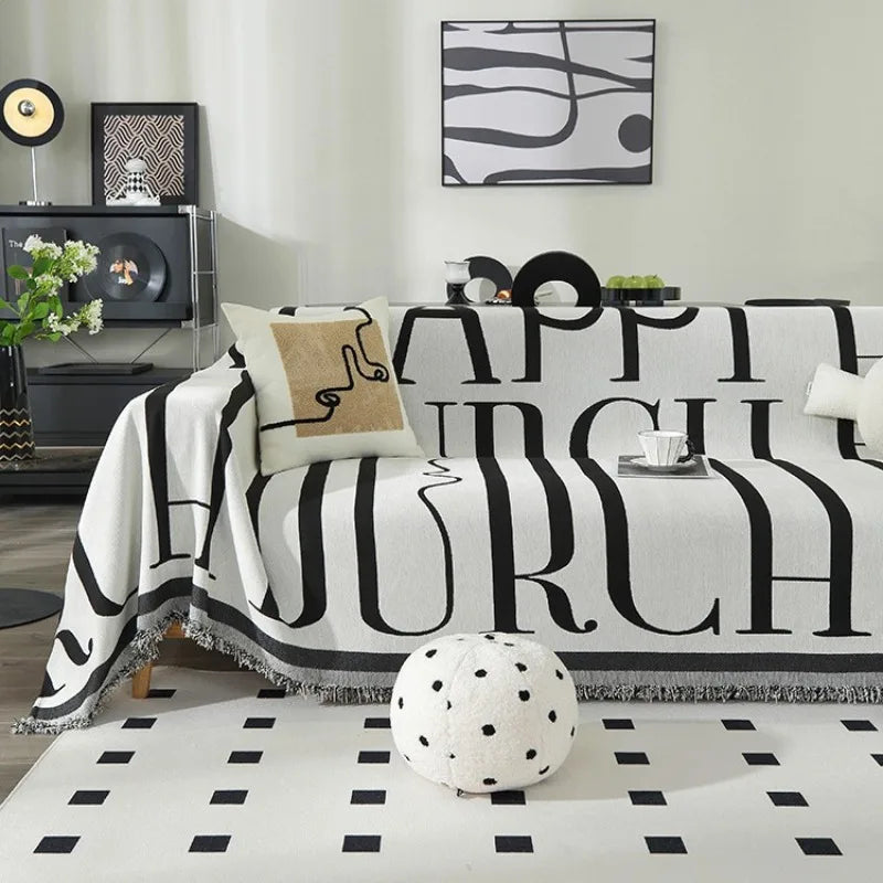 Jeté De Canapé Nubéa Blanc | Housse Moderne