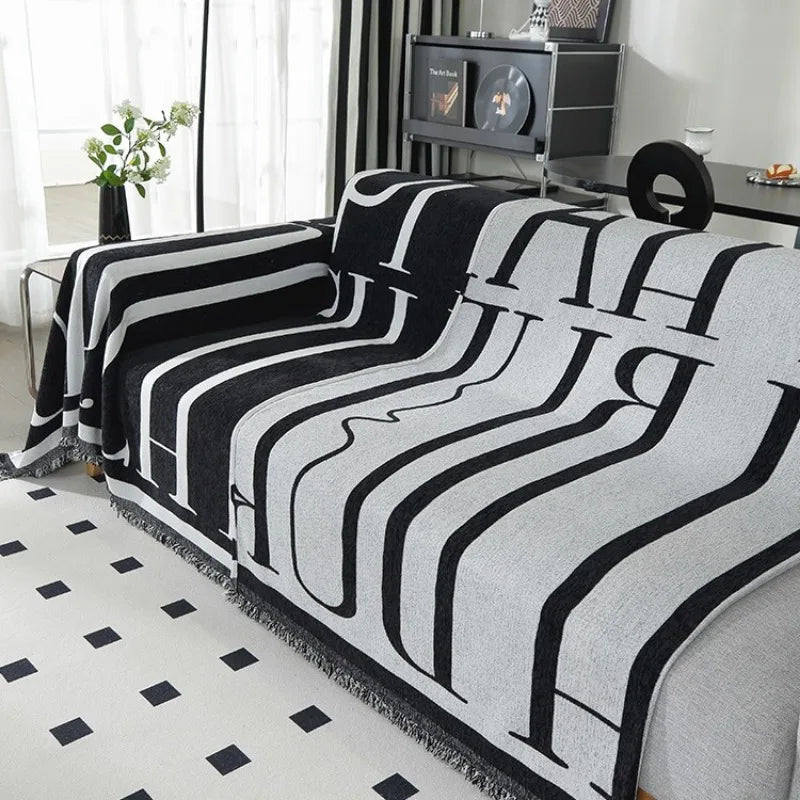 Jeté De Canapé Nubéa Blanc | Housse Moderne