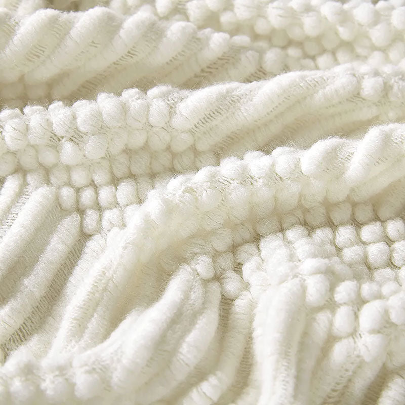 Plaid à Frange Nordique | Housse Moderne