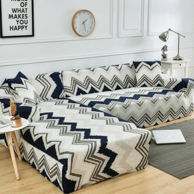 Couverture Pour Canapé d'Angle | Housse Moderne