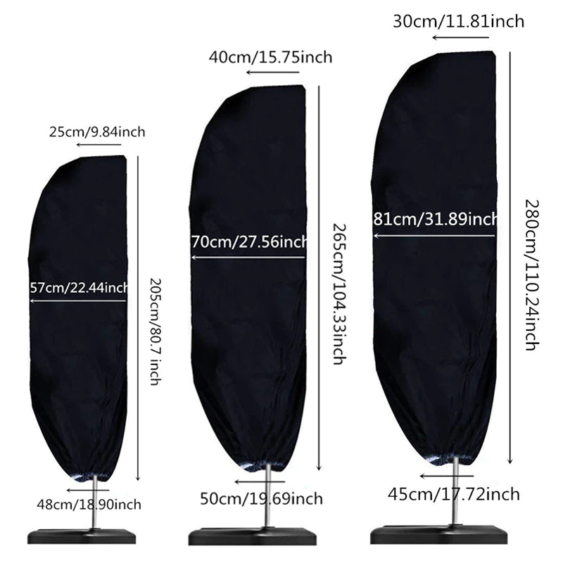 Housse De Parasol Déporté | Housse Moderne