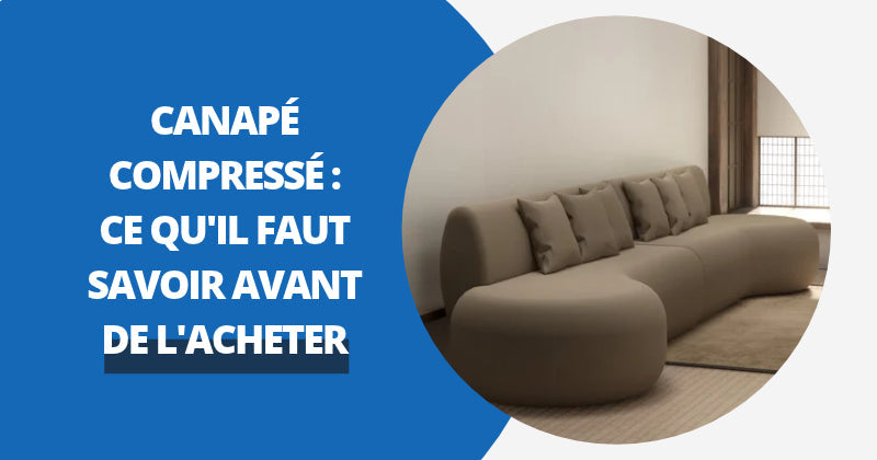 Canapé Compressé : Ce Qu'il Faut Savoir Avant de L'acheter | Housse Moderne