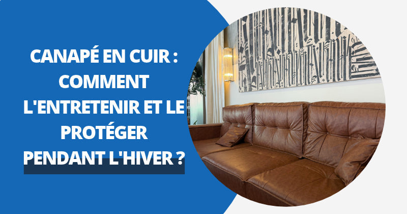 Canapé En Cuir : Comment L'entretenir et Le Protéger Pendant L'hiver ? | Housse Moderne