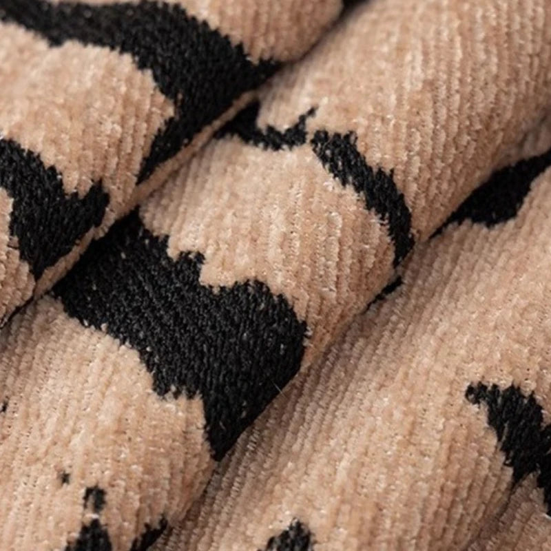 Jeté de Canapé Beluna – Graphique Beige et Noir