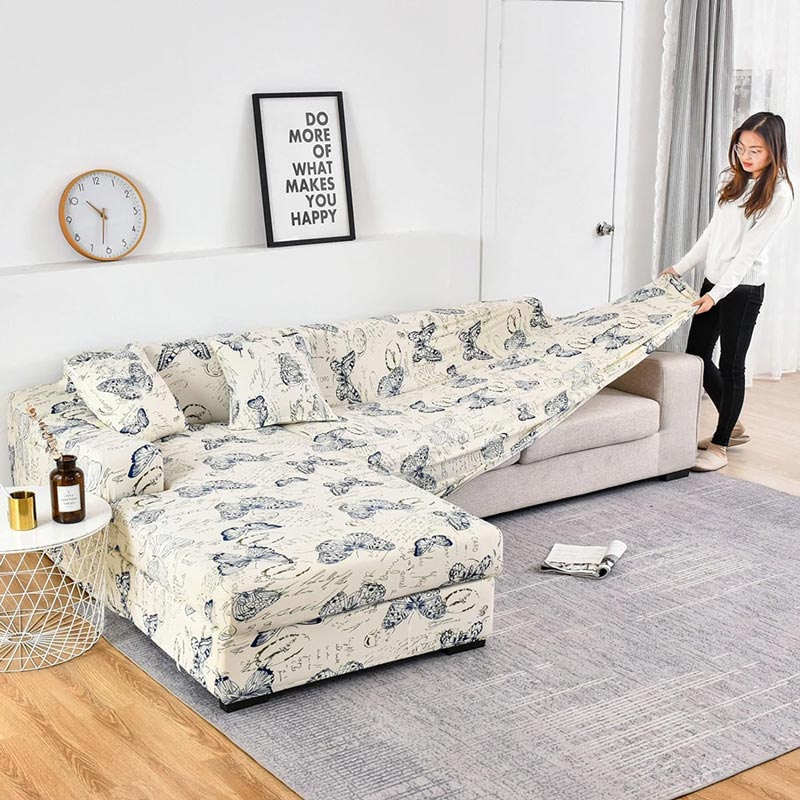 Housse Canapé D'angle Arrondi | Housse Moderne