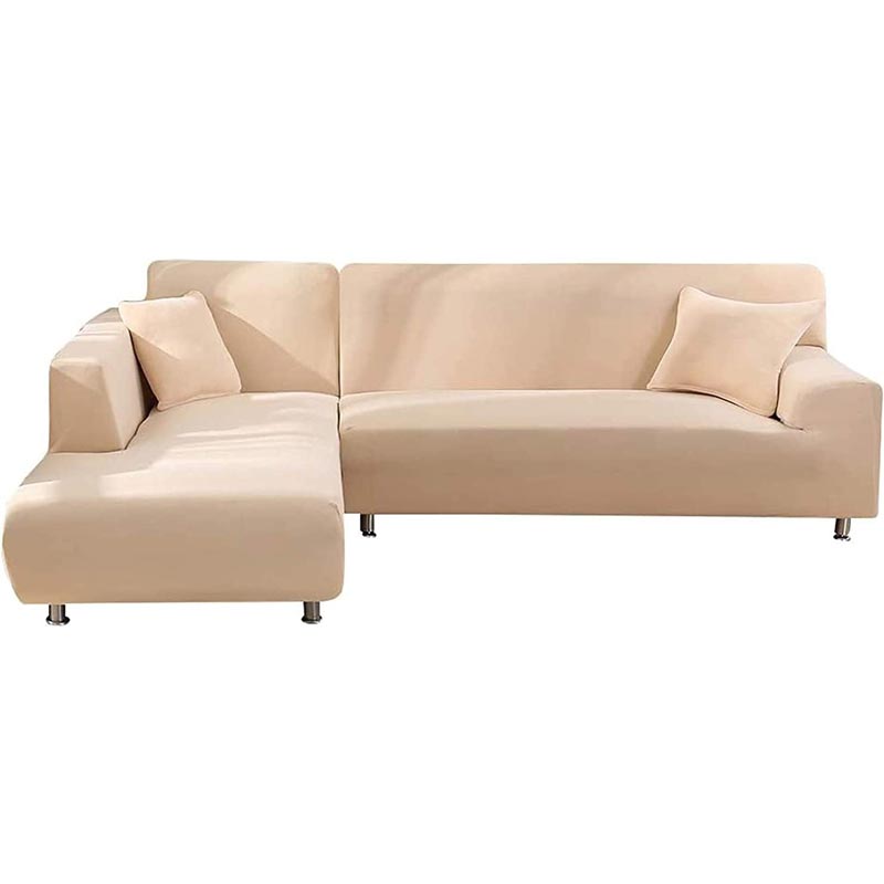 Housse Canapé d'Angle Beige | Housse Moderne 
