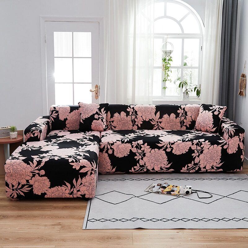 Housse Canapé d&#39;Angle 5 Places | Housse Moderne 