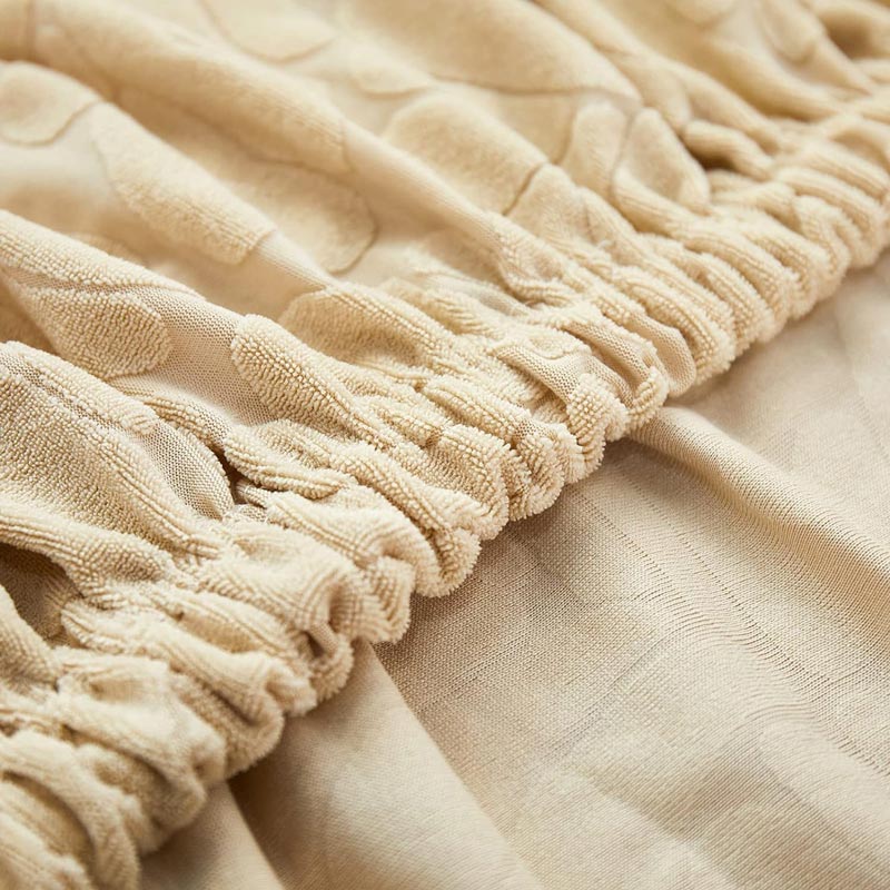 Housse de Canapé d&#39;Angle Beige | Housse Moderne 