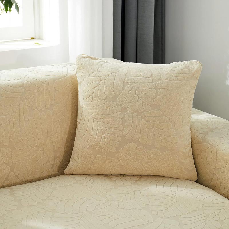 Housse de Canapé d&#39;Angle Beige | Housse Moderne 