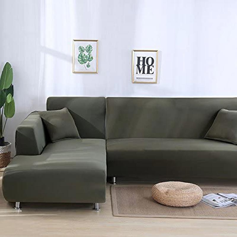 Housse Canapé d&#39;Angle Gris | Housse Moderne 