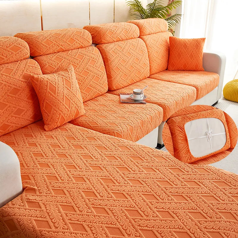 Housse D&#39;assise De Canapé &quot;Nola&quot; Orange | Housse Moderne