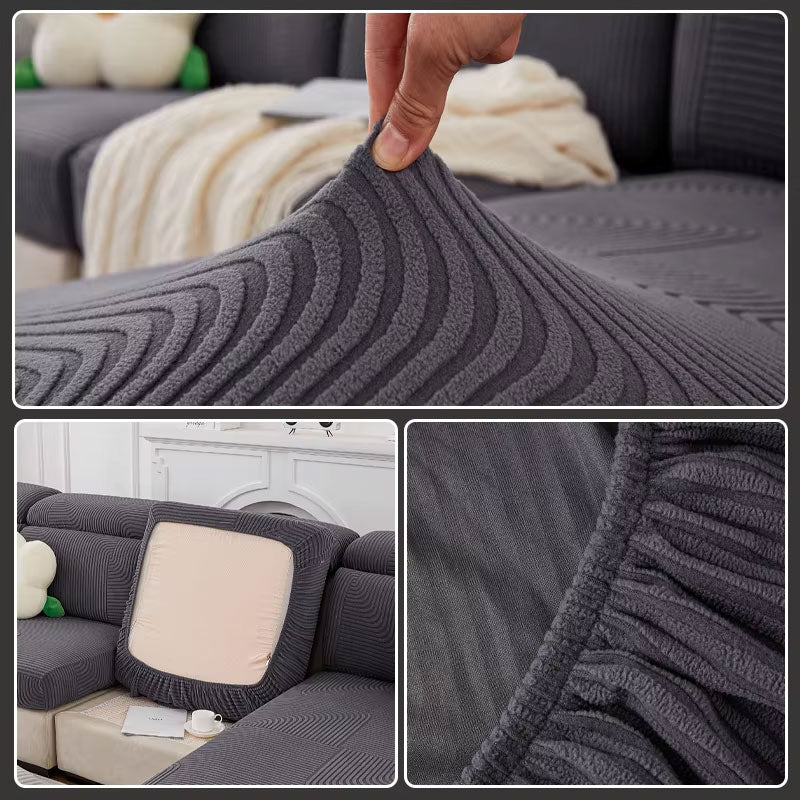 Housse D&#39;assise Pour Canapé D&#39;angle Aura | Housse Moderne