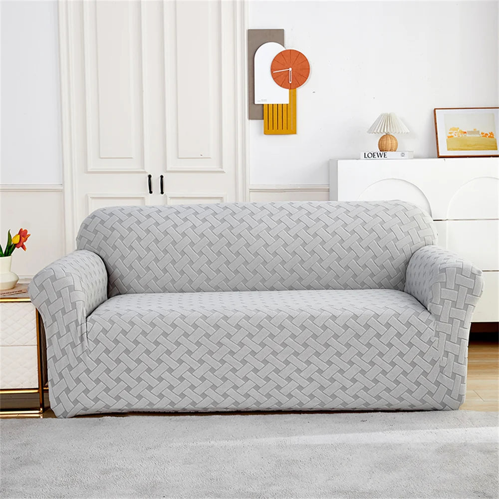 Housse De Canapé Calmor Gris Clair | Housse Moderne