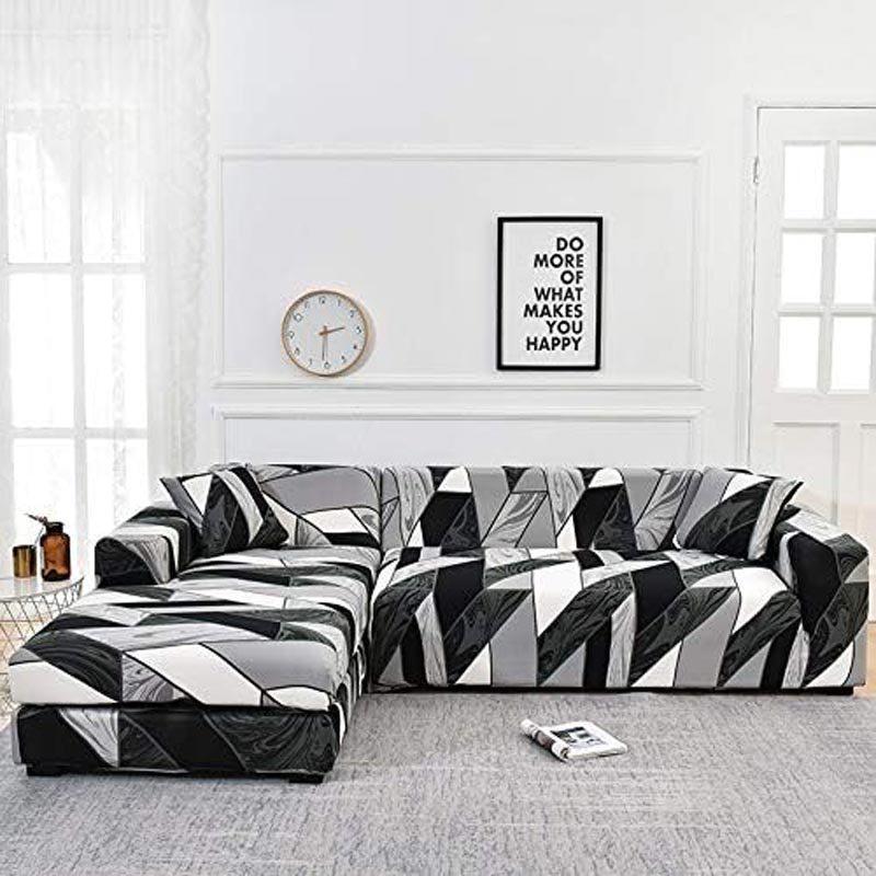 Housse de Canapé d&#39;Angle 3 Places | Housse Moderne 