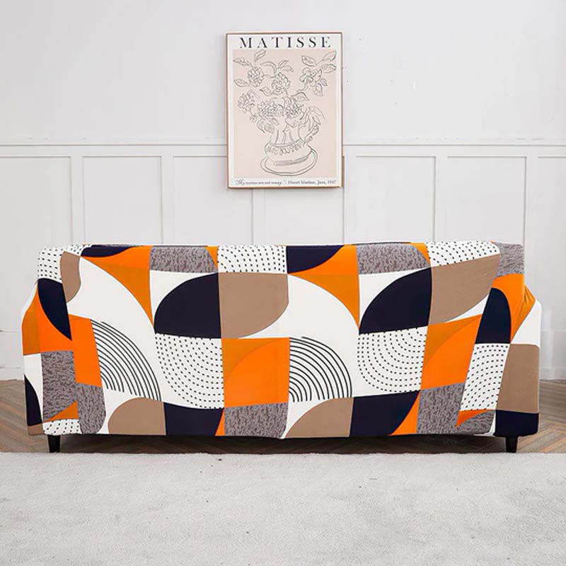 Housse de Canapé d&#39;Angle Avec Accoudoir | Housse Moderne 