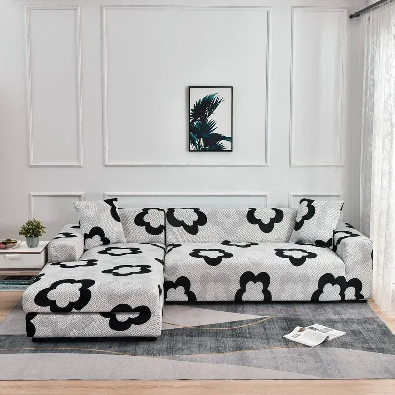 Housse De Canapé D&#39;angle Droit 5 Places | Housse Moderne