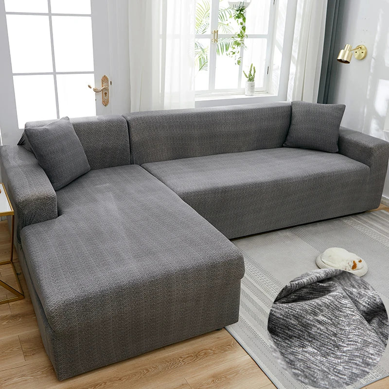 Housse De Canapé D&#39;angle Sanna Gris Clair