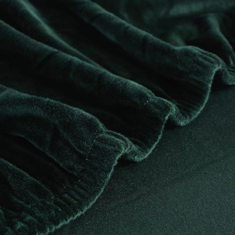 Housse de Canapé d'Angle Vert Foncé | Housse Moderne 