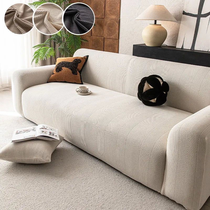 Housse De Canapé Danlor Beige | Housse Moderne