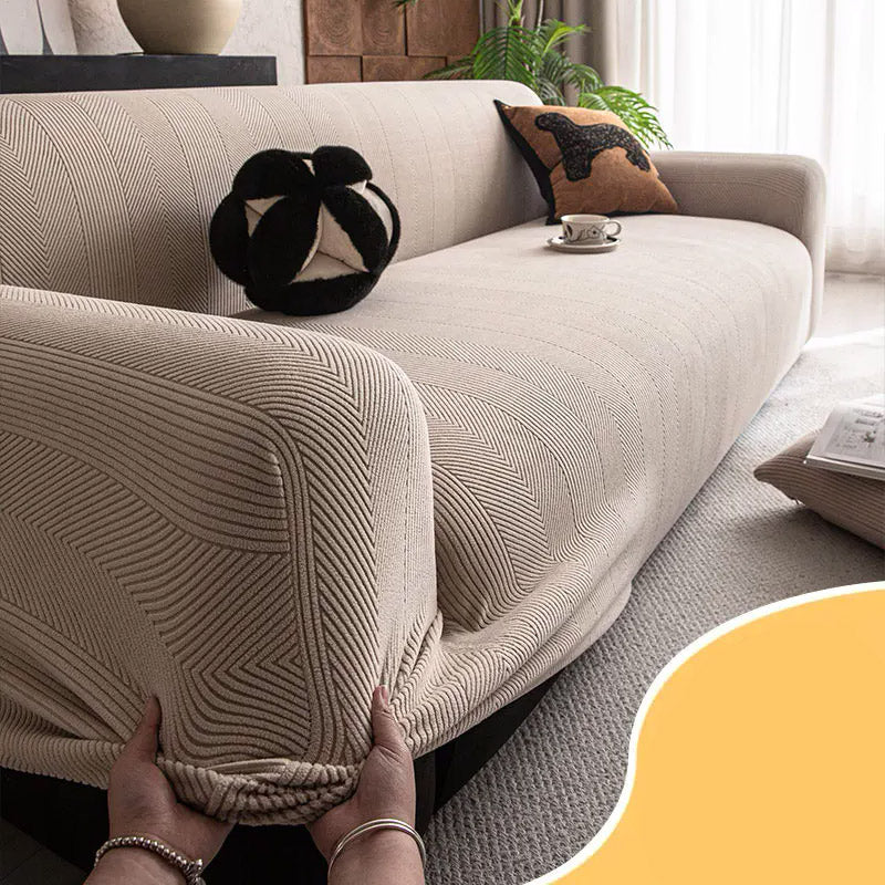 Housse De Canapé Danlor Marron Clair | Housse Moderne