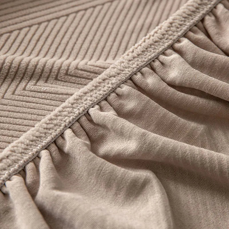 Housse De Canapé Danlor Marron Clair | Housse Moderne