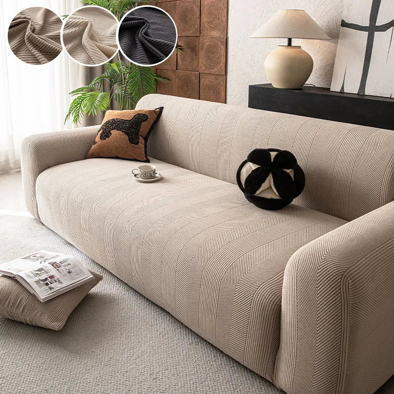 Housse De Canapé Danlor Marron Clair | Housse Moderne