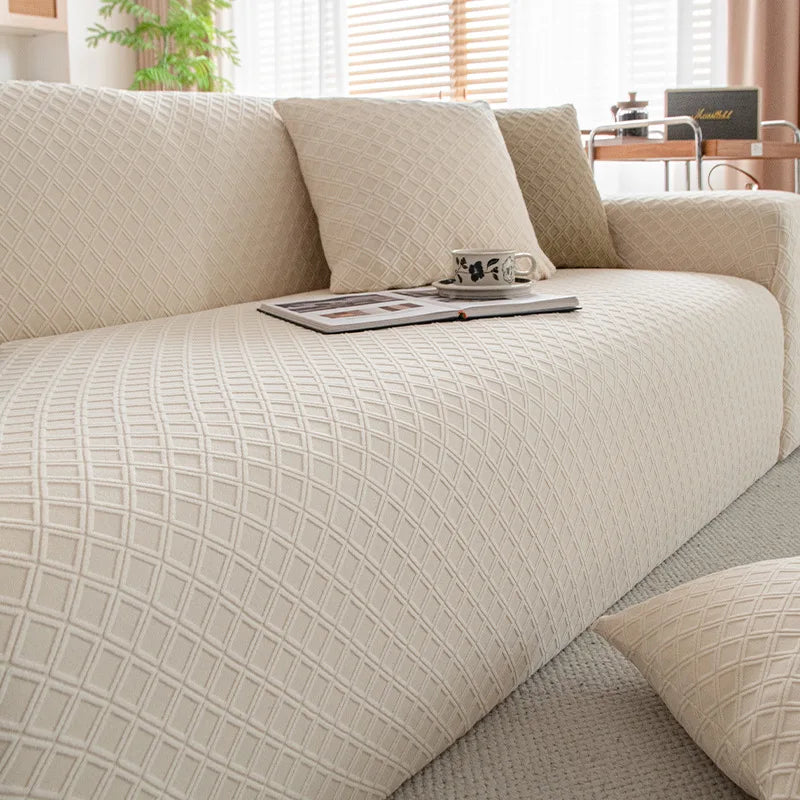 Housse De Canapé Helvon Beige | Housse Moderne