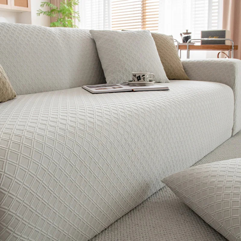 Housse De Canapé Helvon Gris Clair | Housse Moderne