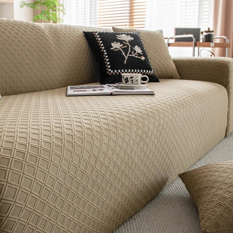 Housse De Canapé Helvon Khaki | Housse Moderne