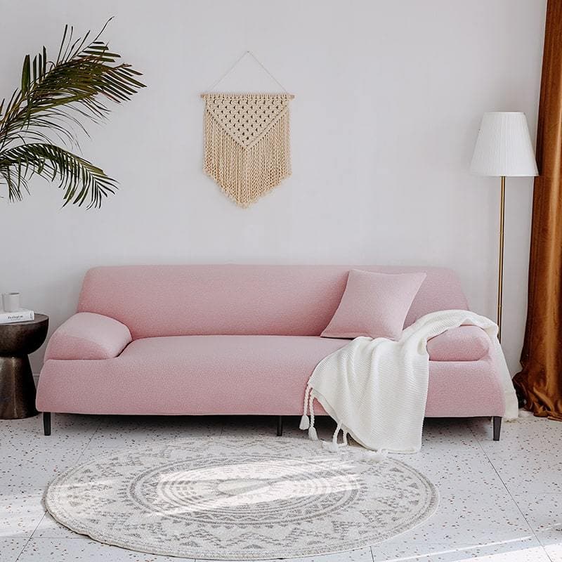 Housse De Canapé Imperméable Rose Clair | Housse Moderne