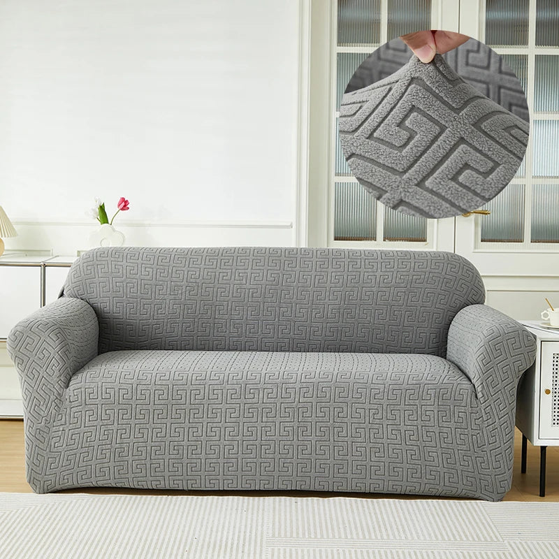 Housse De Canapé Jacquard Sora | Housse Moderne