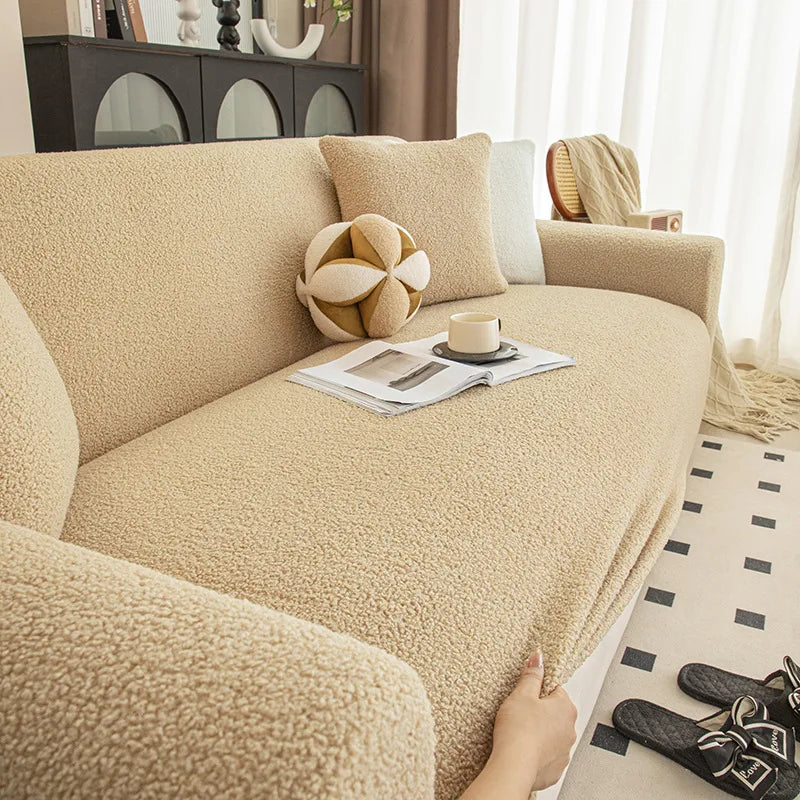 Housse De Canapé Karnil Beige | Housse Moderne
