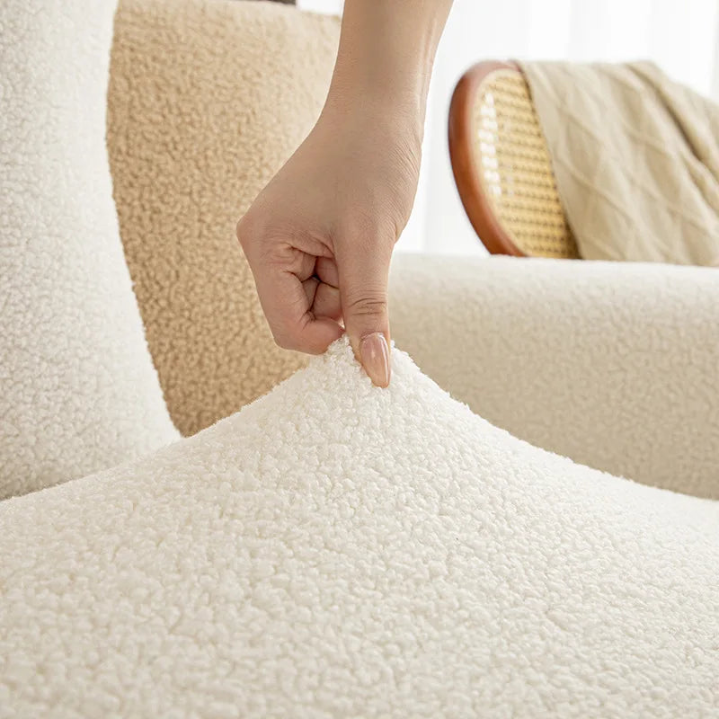 Housse De Canapé Karnil Blanche | Housse Moderne