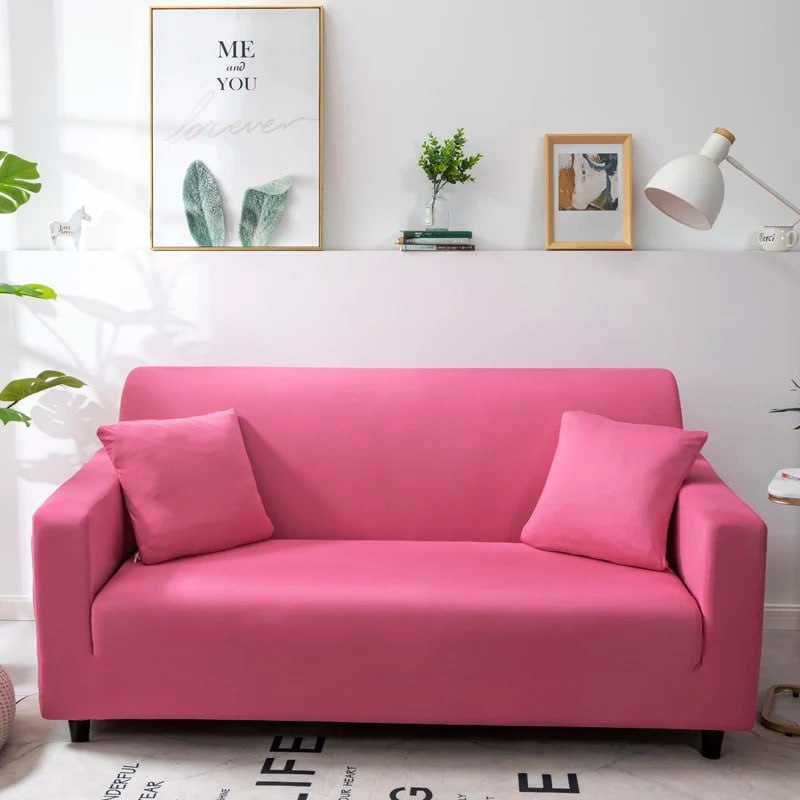 Housse de Canapé Rose | Housse Moderne