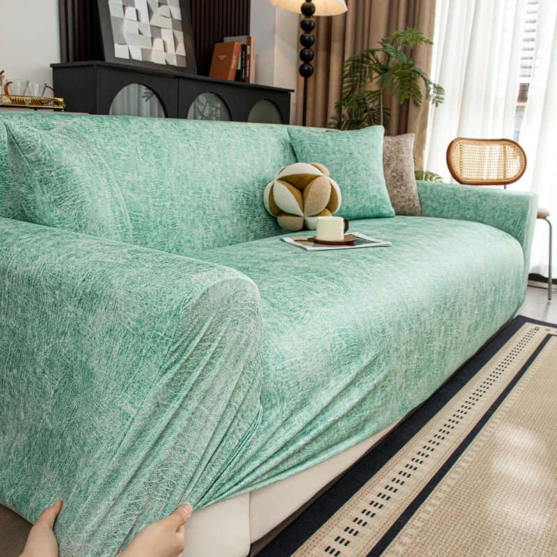 Housse De Canapé Similicuir Vert | Housse Moderne