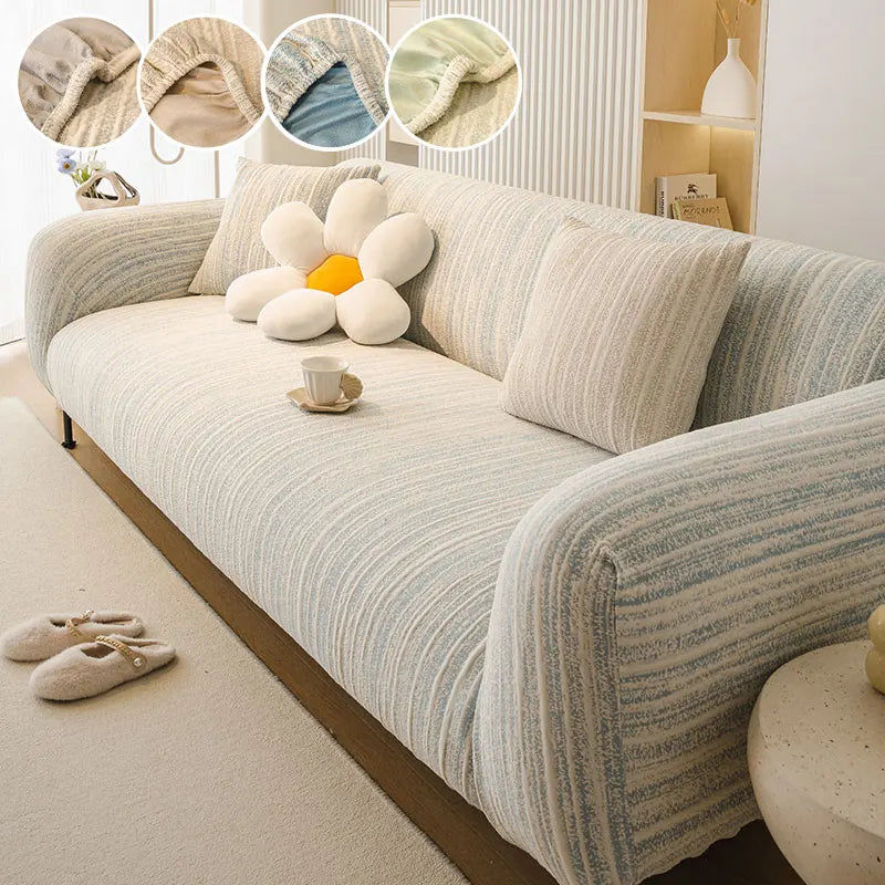 Housse De Canapé Sorlin Bleu Ciel | Housse Moderne