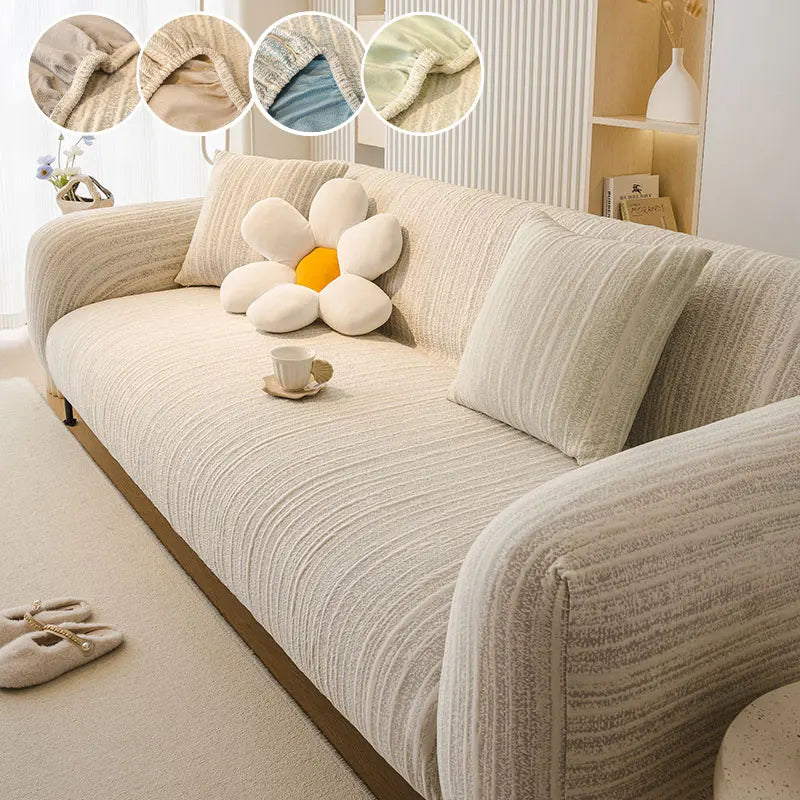 Housse De Canapé Sorlin Gris Clair | Housse Moderne